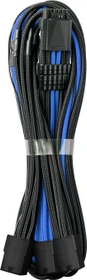 CableMod Pro ModMesh 12VHPWR PCI-e Extension, 3x 8-Pin PCIe Stecker auf 16-Pin PCIe 5.0 12VHPWR Stecker, Adapterkabel, schwarz/blau, 45cm (CM-PCAB-16P3-N45KKB-5PK-R)