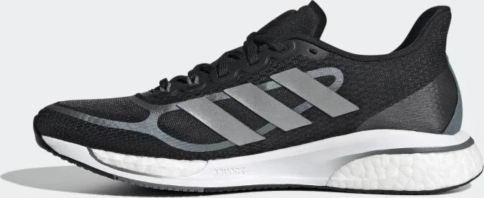 adidas Supernova+ core black/silver metallic/blue oxide (Damen)