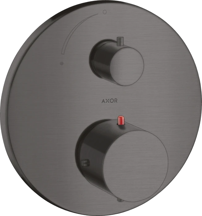 Hansgrohe Axor Starck Thermostat Unterputz mit Absperrventil brushed black chrome