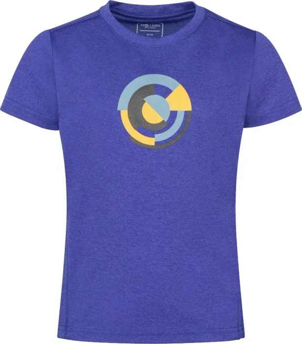 Trollkids Sognefjord Funktionsshirt kurzarm mystic blue (Junior)
