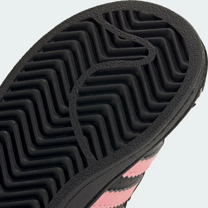 adidas Superstar II Comfort Closure Elastic Lace core black/glow pink (Junior)