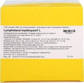 Lymphdiaral-Injektopas L Flüssige Verdünnung zur Injektion Ampullen, 100 Stück