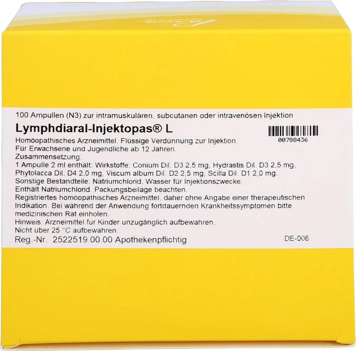 Lymphdiaral-Injektopas L Flüssige Verdünnung zur Injektion Ampullen, 100 Stück
