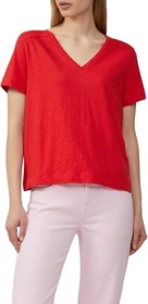 s.Oliver Flammgarn V-Neck T-Shirt kurzarm rot (Damen)