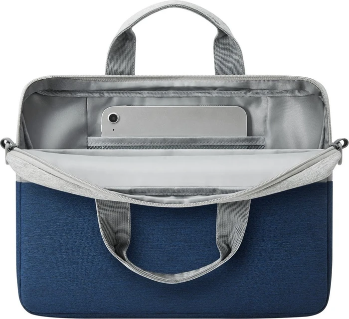 RivaCase 7522 anti-theft Laptop Bag 14", grau/dunkelblau