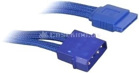 BitFenix Alchemy SATA-Stromadapter 4-Pin [IDE] auf 15-Pin [SATA] 45cm, sleeved blau/blau (BFA-MSC-MSA45BB-RP)