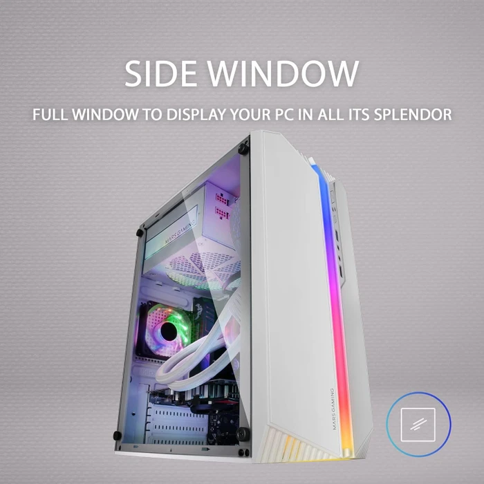 Mars Gaming MC-S1W, Acrylfenster