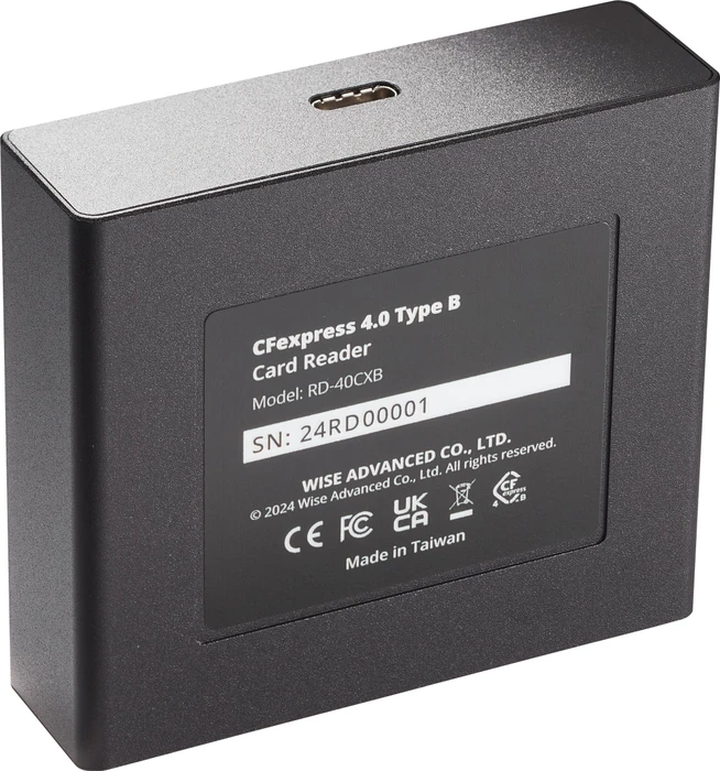 Wise Advanced CFexpress 4.0 Type B Single-Slot-Cardreader, USB4 [Buchse]