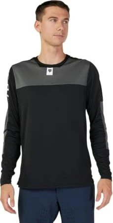 Fox Racing Defend Trikot langarm schwarz (Herren)