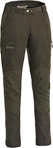 Pinewood Caribou Hunt Hose lang wildlederbraun/dunkeloliv (Damen)