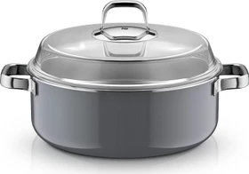 WMF Fusiontec Mineral Pro Schmortopf 28cm platinum