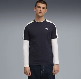 Puma T7 T-Shirt kurzarm new navy (Herren)