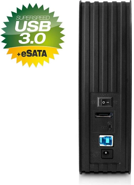 Fantec DB-F8U3e, schwarz, 4TB, USB-B 3.0/eSATA