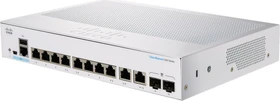 Cisco Business 350 Desktop Gigabit Managed Switch, 8x RJ-45, 2x RJ-45/SFP, 67W PoE+ (CBS350-8P-2G)