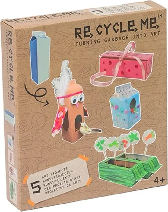 Re-Cycle-Me Basteln mit Milchkarton für Mädchen