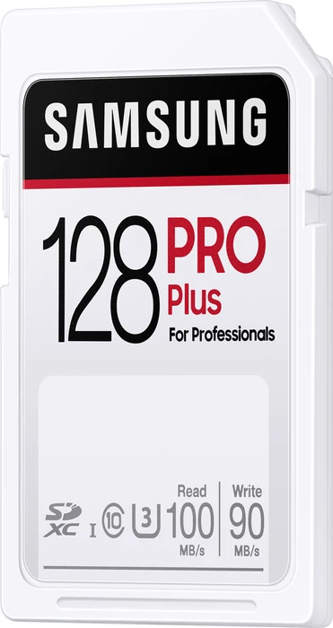 Samsung PRO Plus for Professionals R100/W90 128GB, UHS-I U3, Class 10