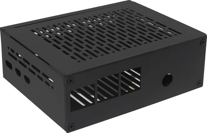 Geekworm Gehäuse für Raspberry Pi 5 X1011 Shield, schwarz