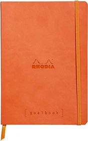 Rhodia Boutique goalbook, A5, punktiert, Softcover, tangerine rot, 120 Blatt