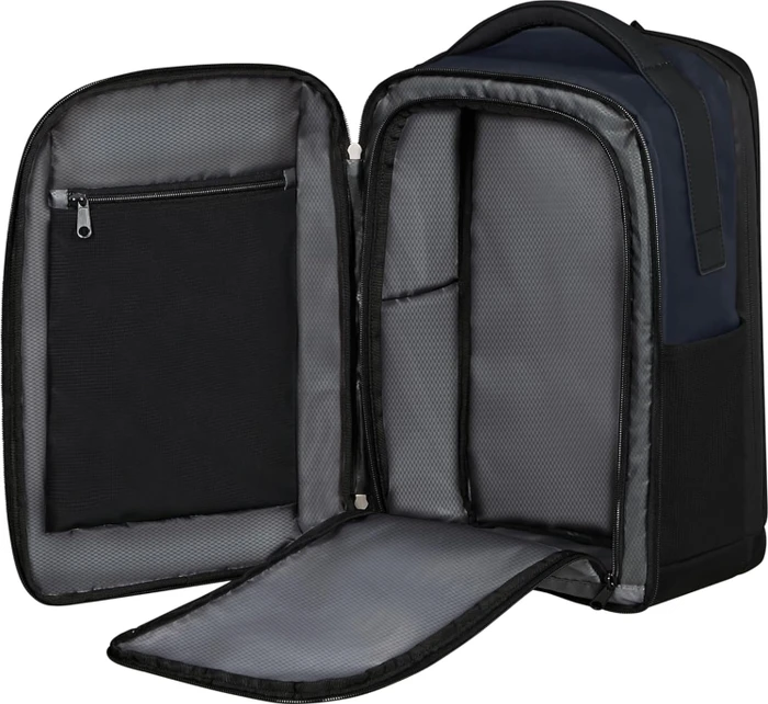 Samsonite Litepoint, Underseat Backpack XS, Untersitz Handgepäck, Kabinentasche, Flugzeug Rucksack, 40cm, 21l, blau