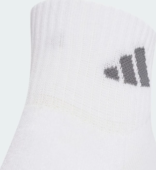 adidas Cushioned Sportswear Ankle Socken medium grey heather/white/black/grey six, 3 Paare