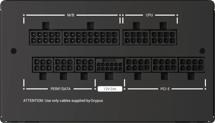 Ocypus Iota P850 schwarz 850W, ATX 3.1