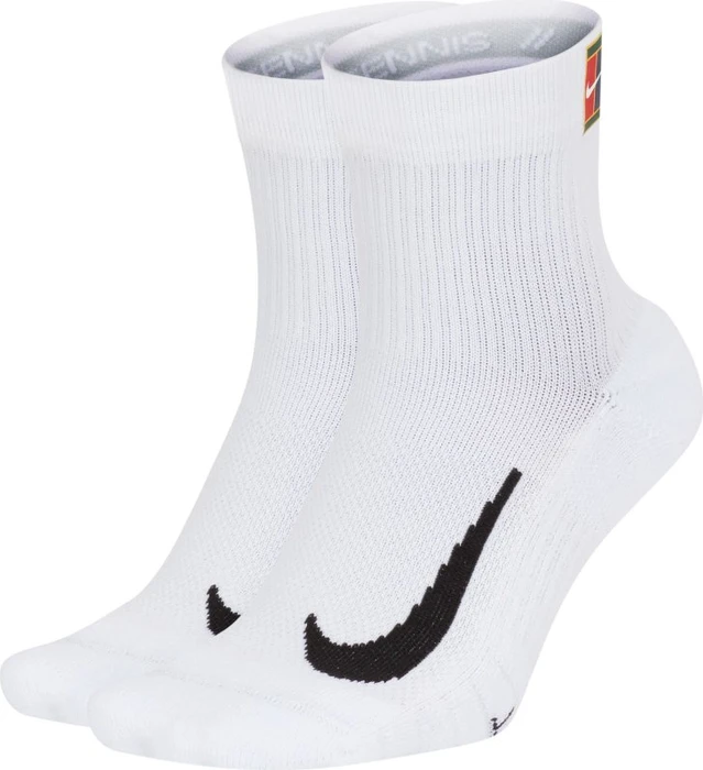 Nike Court Multiplier Max Ankle Tennissocken weiß, 2 Paare