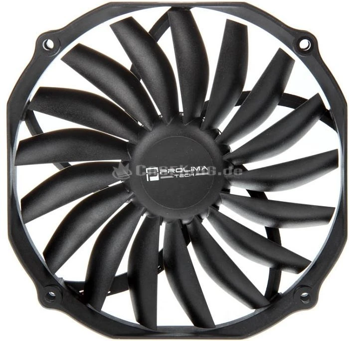 Prolimatech Ultra Sleek Vortex 14 schwarz, 140mm