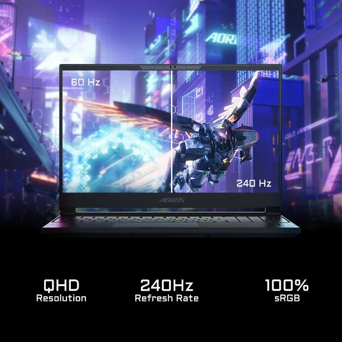 GIGABYTE AORUS 15X, Core i7-13650HX, 16GB RAM, 1TB SSD, GeForce RTX 4070, DE