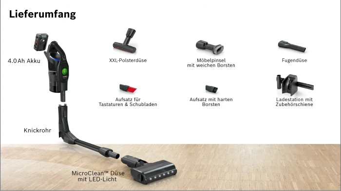 Bosch Unlimited 10 BKS1041BM Akku-Handstaubsauger