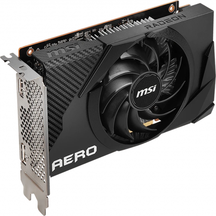 MSI Radeon RX 6400 Aero ITX 4G, 4GB GDDR6, HDMI, DP