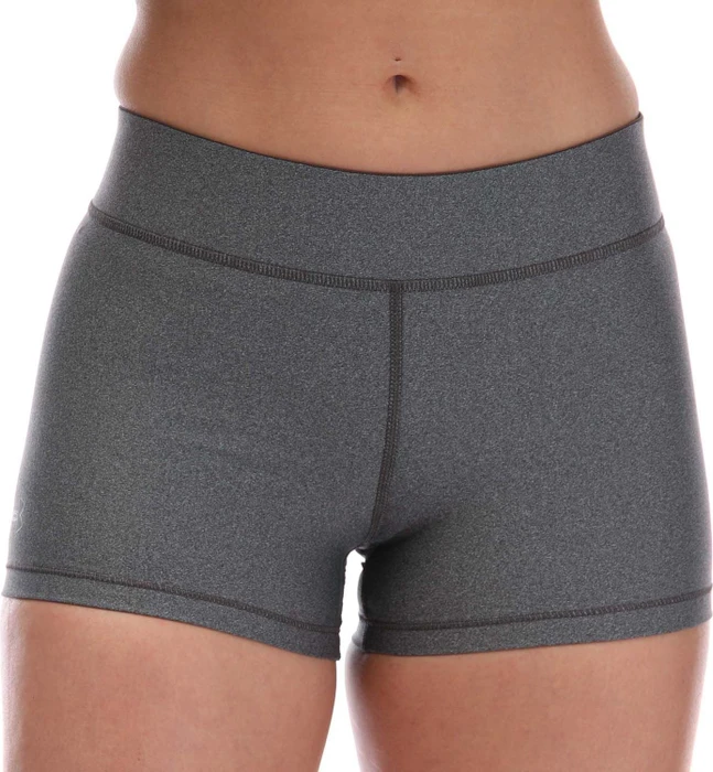 Under Armour HeatGear Armour Hose kurz charcoal light heather/black (Damen)
