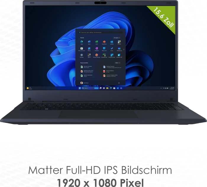Vale V15T V15A-N100A-16512D, blau, N100, 16GB RAM, 512GB SSD, DE
