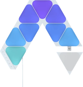 nanoleaf Shapes Mini Triangles Smart Lighting LED Panel Starterkit 0.5W, 9 Stück