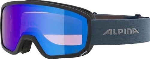Alpina Scarabeo S Q-Lite black-dirt blue matt/mirror blue