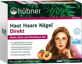 Hübner Haut Haare Nägel Direkt Sticks Aprikose, 30 Stück