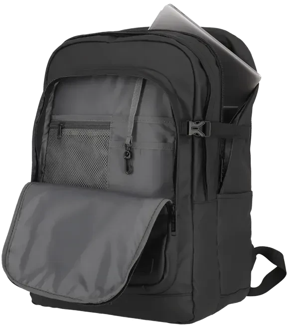 Travelite Basics Laptoprucksack, 15.6", schwarz