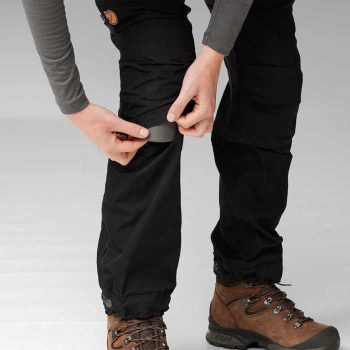 Fjällräven Keb Curved Hose lang schwarz (Damen)