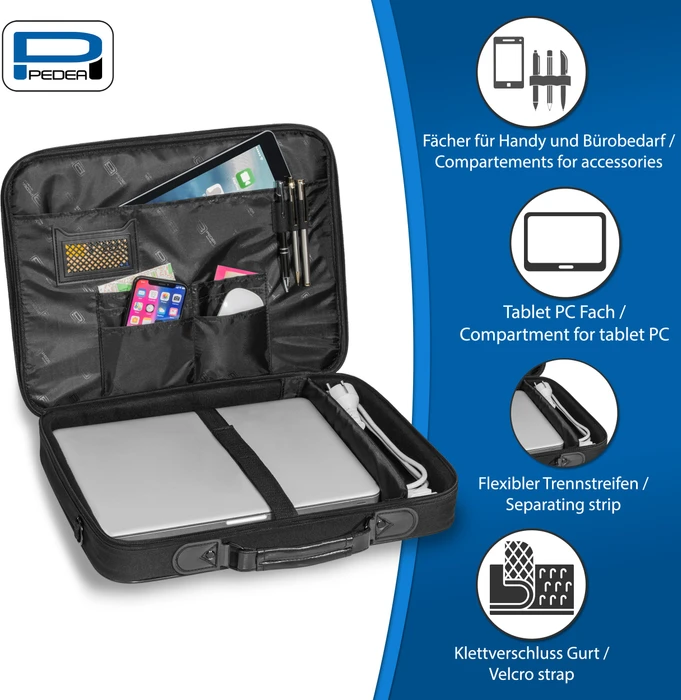 Pedea Trendline Notebook 13.3" Tragetasche schwarz