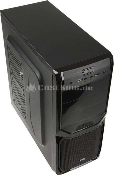AeroCool V3X Advance Black Edition, schallgedämmt