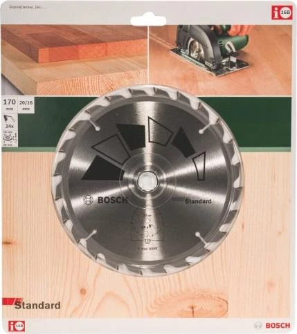 Bosch DIY Standard Kreissägeblatt 24Z, 170x2.2x20mm, 1 Stück