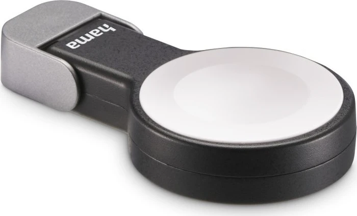 Hama Apple Watch Ladegerät für kabelloses Laden USB-C-Ladestation magnetisch weiß