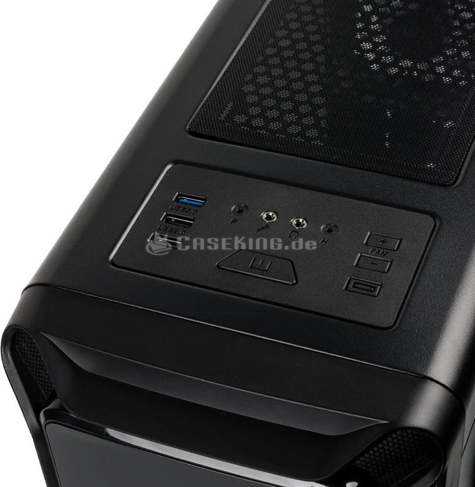 Zalman i3edge, schwarz, Acrylfenster