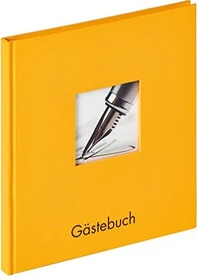 Walther Design Buch Gästebuch Fun 25x23 gelb