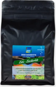 DRAK-Aquaristik Zübi, Züchter-Bits mit Spirulina und Krill, Boxpack, 1kg
