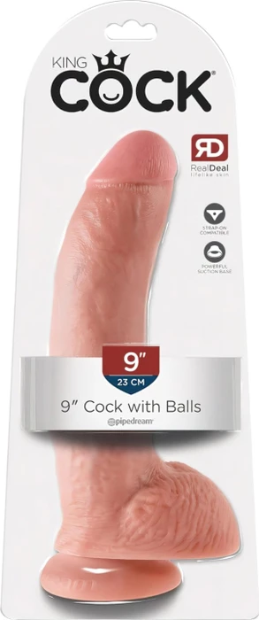 Pipedream King Cock 9" Cock with Balls PD5508