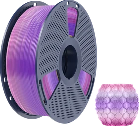 Sunlu PLA Transparent Rainbow-03, mehrfarbig, Spule, 1.75mm, 1.00kg