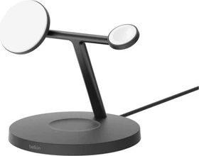 Belkin BoostCharge Pro kabellose 3-in-1-Ladestation mit Qi2 (15W) schwarz