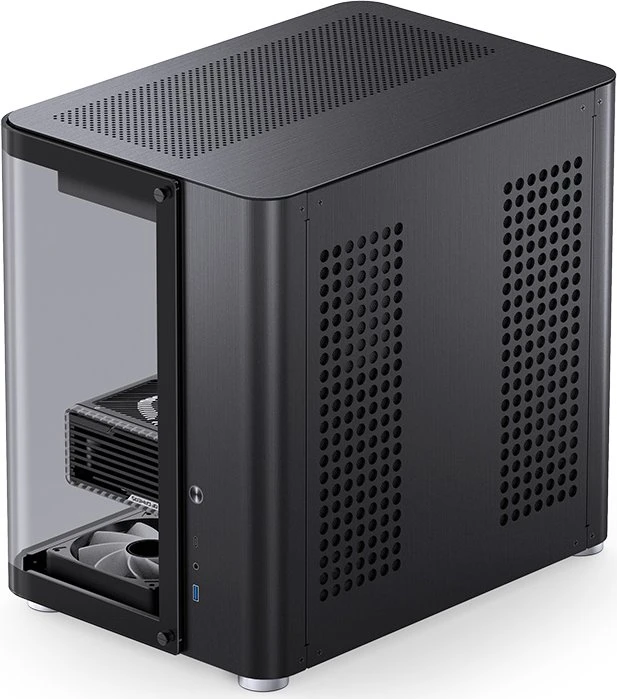 Jonsbo TK-2 2.0 Black, Glasfenster