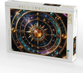 Calvendo Ein Motiv aus dem Kalender: Sternzeichen Statuen - ein farbenfroher AI Kalender
