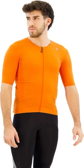 Castelli Premio Black Trikot kurzarm orange rust (Herren)